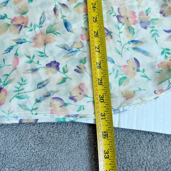 Vintage Victoria’s Secret Gold Label Floral Slip Nightgown Nightie Size Medium - Picture 16 of 16